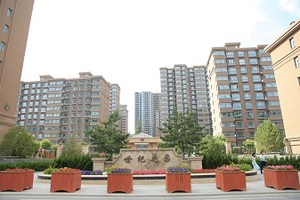 崇信世纪花园A区
地区：甘肃崇信          工艺：保温+真石漆
年份： 2018年           面积：129000平方米